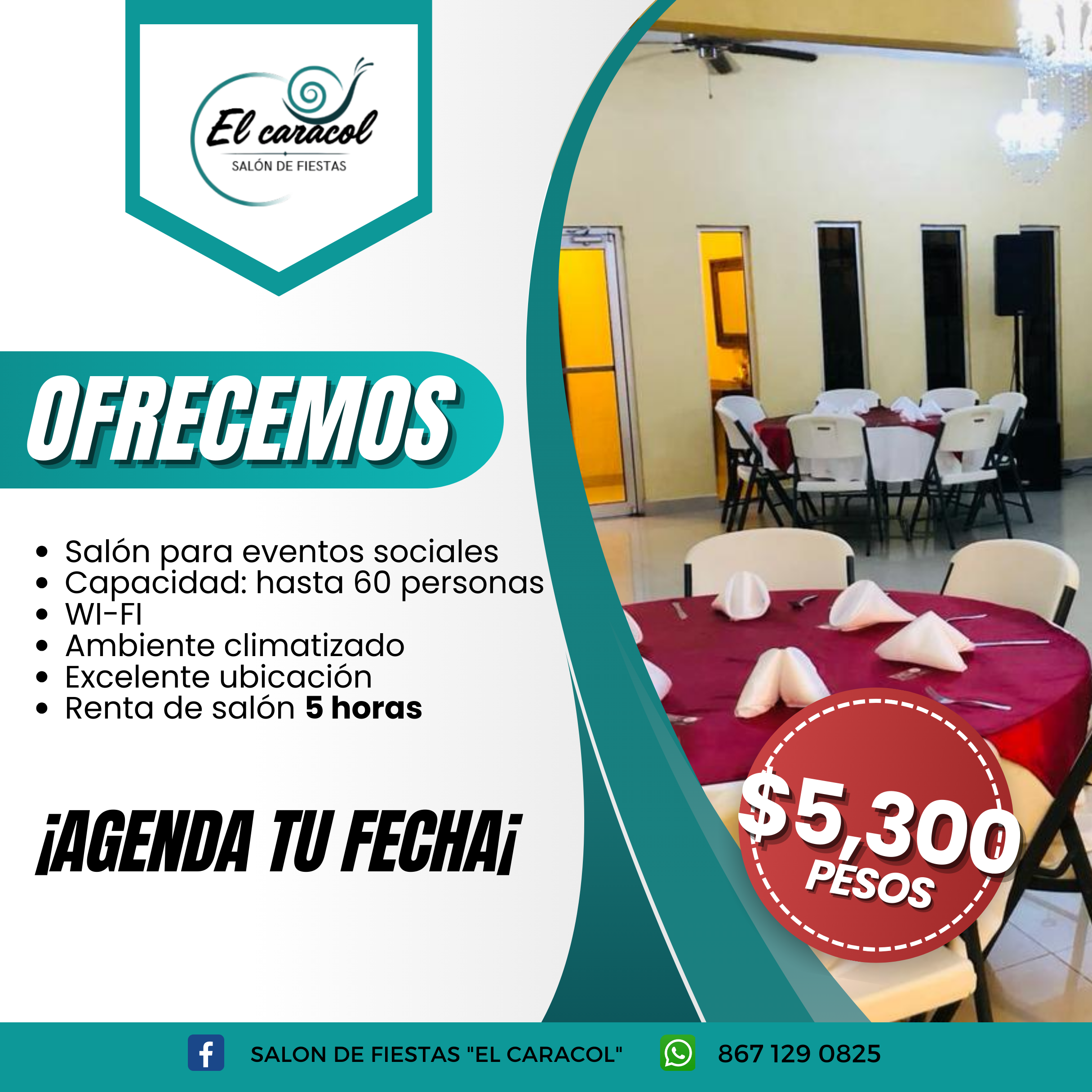 Imagen de Renta de Salon el Caracol 